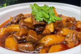 大厨教你红烧牛肉的正确做法，牛肉鲜嫩多汁又入味，连汤汁都扫光