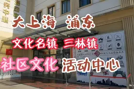 大上海浦东的文化名镇，三林镇社区文化活动中心视频封面