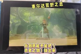 塞尔达荒野之息，今天我们拔勇者之剑，能拔出来吗，视频封面