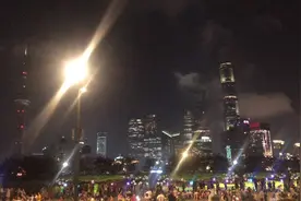 魔都灯光秀，中国共产党成立100周年，震撼人心