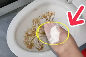 马桶里撒一把，不管多脏多厚的黄渍，一冲就干净，省钱又方便视频封面