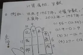 如何计算年岁属象，对面的你看过来，这里有方法。视频封面
