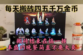 DNF：每天搬砖收益四五千万金币。搬砖结束在做一顿好吃的晚餐视频封面