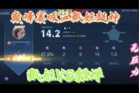 甄姬超强预判超强输出压爆貂蝉金牌法师，吸血装。最强法师巅峰赛视频封面