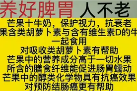 芒果十牛奶一起它有什么营养和功效呢？保护视力，抗衰老。视频封面