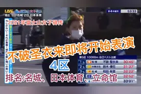 2021年富士山女子驿传4区名城日本体育，不破圣衣来即将开始表演