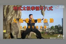 杨式太极拳循环八式全套教学示范视频封面