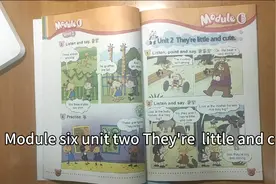 7岁坚持英语课文朗读《Module 6 unit 2》视频封面