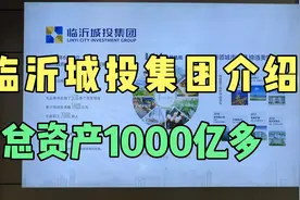临沂城投集团介绍，总资产1000多亿视频封面
