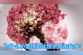 1斤饺子馅5克盐，馄饨馅却要15克盐，区别咋这么大？听店主说原因视频封面