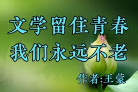 经典散文，《文学留住青春，我们永远不老》，作者，王蒙视频封面
