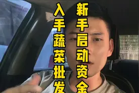 入手蔬菜批发启动资金需要多少。想创业的朋友认真看完视频封面