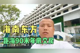 海南东方一线海景，东方全貌一览无余！距离海边90米，年底交房！