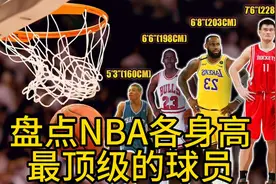 NBA各身高最顶级的球员。视频封面