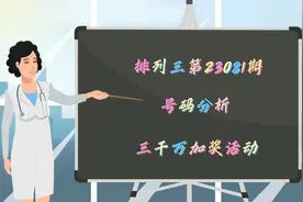 排列三第23081期号码分析，个人看法，仅供参考视频封面