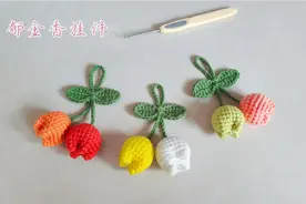 钩针郁金香挂件，简单易学，完整版教程视频封面
