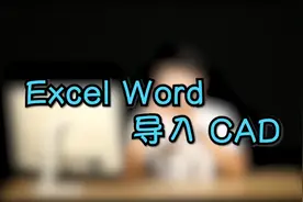 excel和word如何导入CAD