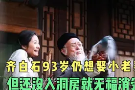 齐白石93岁仍想娶小老婆，但还没入洞房就无福消受视频封面
