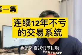 12年不亏损的股票交易系统，华尔街操盘手123法则和2B法则视频封面