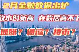 2月金融数据出炉，楼市？通胀与通缩。视频封面