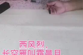 谭老师草书毛主席词忆秦娥娄山关：西风烈，长空雁叫霞晨月视频封面