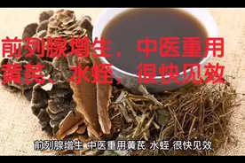 前列腺增生，中医重用黄芪、水蛭，很快见效视频封面