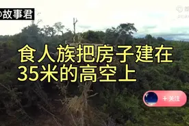 非洲原始部落的人，把房子建在35高空。只需4天时间视频封面
