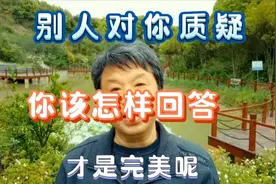 别人对你质疑，你辩解与不理睬都是错，该怎么回答，才是完美的？视频封面