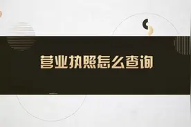 营业执照怎么查询？视频封面