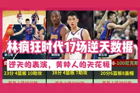 林书豪疯狂时期的17场逆天数据，是黄种人的天花板吗？视频封面
