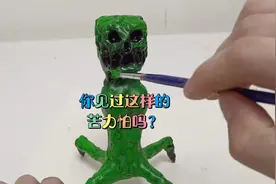 这是苦力怕吗？手工制作#我的世界#苦力怕