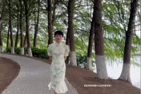 男生穿旗袍是什么样的感觉呢#旗袍 #国风古韵 #新中式穿搭视频封面