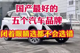 国产质量最好销量最高的五个汽车品牌！闭着眼睛选都不会选错！视频封面