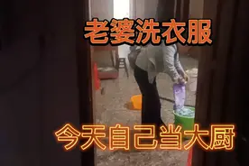 老婆洗衣服，我当大厨。视频封面