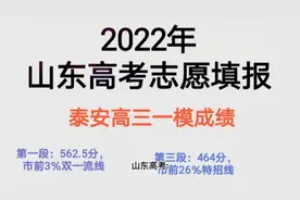 2022山东高考：泰安高三一模成绩划线怎样选换算省位次对应大学视频封面