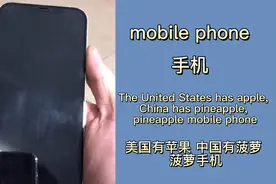 搞笑英语：mobile phone 手机视频封面