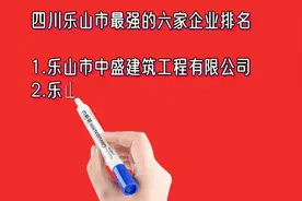 四川乐山市最强的六家企业排名视频封面
