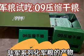 军粮试吃：09压缩干粮，陆军序列化军粮的产物视频封面