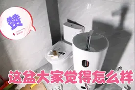 卫生间空间小不知怎么选洗手盆，大家可以看看这个款的一体盆视频封面