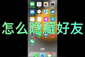 苹果微信密友要怎么使用隐藏功能，今天教各位朋友隐藏好友教程视频封面