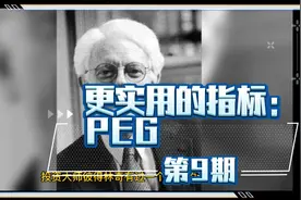【价值大师】比PE更好用的指标——PEG视频封面
