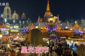 西双版纳的星光夜市，这里充满了异域风情，过年期间人山人海呀！视频封面