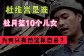 杜月笙共养育十个儿女，为何唯一的儿子要选择这样的结果视频封面