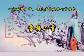 《雪梅》描绘出诗人赏雪、赏梅、吟诗的痴迷精神和高雅的审美情趣