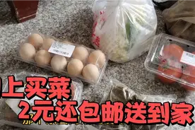 生活不易，网上平台买了3个大茄子，2元还包邮送到家，实惠又方便视频封面