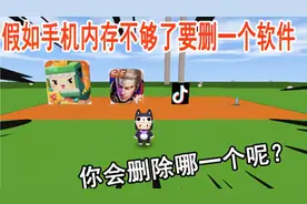 迷你世界：假如手机内存不足要删除软件，你会选择放弃迷你世界吗