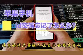 苹果手机id密码忘记了怎么办？店长老吴教你2个简单实用方法视频封面