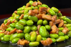 毛豆米炒肉丁这样做，毛豆鲜香入味，肉丁滑嫩不柴，好吃又下饭视频封面