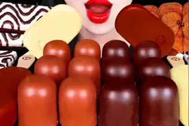 #外网视频#咀嚼声#助眠#美食#搬运#asmr 各种巧克力脆皮雪糕视频封面