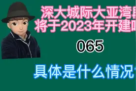 深大城际大亚湾段2023年开建?来看看具体情况视频封面
